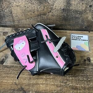 Hello Kitty Baseball Glove Size 9.5" Right Hand Throw T-Ball Glove